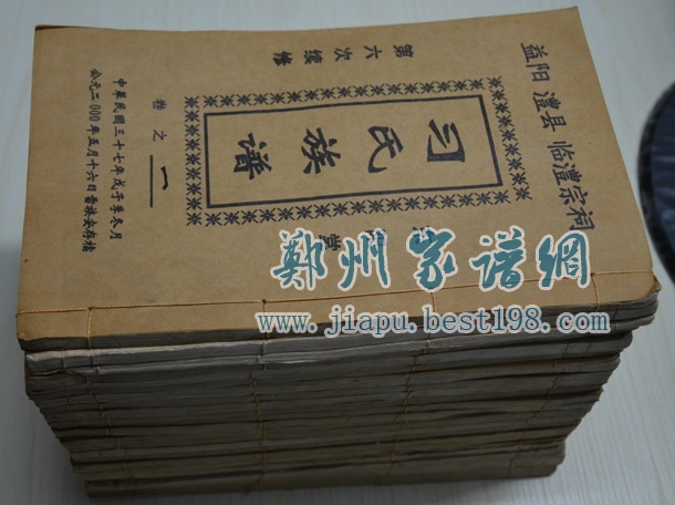 湖南益阳习氏族谱: 十九卷,首三卷,末三卷